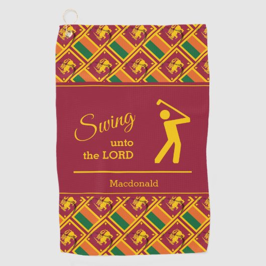 Aangepaste SRI LANKA Golfhanddoek (Voorkant)