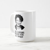 Aangepaste Stacey Abrams Koffiemok (Voorkant links)