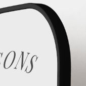 Aangepaste stamboom voor gezinsreünie, persoonlijk pickleball paddle (Links Detail)