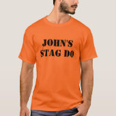 Aangepaste stap doen t shirten staan garnaal t-shirt (Voorkant)