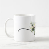 Aangepaste startstad van Connecticut State Rustic Koffiemok (Links)