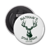 Aangepaste status Night Antlers Keepomwille Button Flesopener (Voorkant)