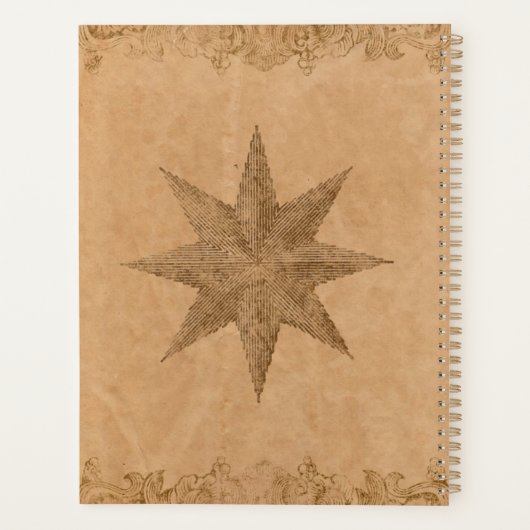 Aangepaste Steampunk Star Planner (Achterkant)