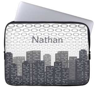 Aangepaste stedelijke stadslandschappen Schakering Laptop Sleeve
