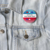 Aangepaste "Stemming voor" Verkiezing Naam Button  (In situ)