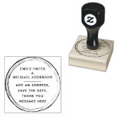 Aangepaste stempel Aangepaste tekst Rustieke Grung (Gestempeld)