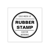 Aangepaste stempel, Bedrijf, logo, Badge Symboolpi Rubberstempel (Afrduk)