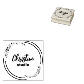 Aangepaste stempel, gepersonaliseerde stempel, aan 	rubberstempel (Gestempeld)