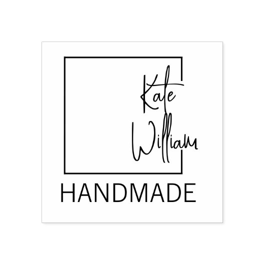 Aangepaste stempel voor handgemaakt item (Afrduk)