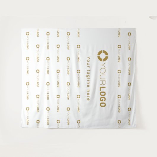 Aangepaste Step & Repeat Logo Zakelijke Evenemente Wandkleed (Voorkant (horizontaal))