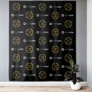 Aangepaste Step & Repeat Twee Logo Evenementen Ach Wandkleed