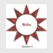 Aangepaste ster sticker (Vel)