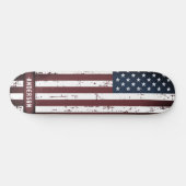 Aangepaste sterren en Stripes Amerikaanse vlag Skateboard (Horizontaal)