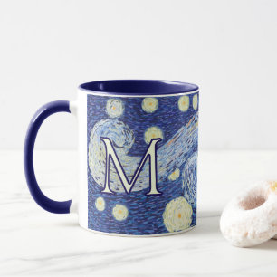 Aangepaste sterrenhemel met monogram Vincent Van G Mok