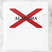 Aangepaste Sticker Alabama State Flag (Tas)