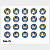 Aangepaste sticker Bowling - Naam toevoegen - Blau (Vel)