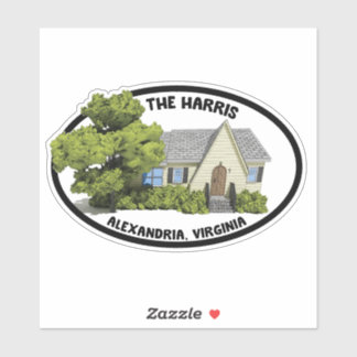 Aangepaste sticker - De Harris