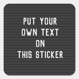 Aangepaste Sticker op briefbord