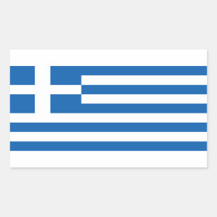 Aangepaste sticker van Griekse vlag