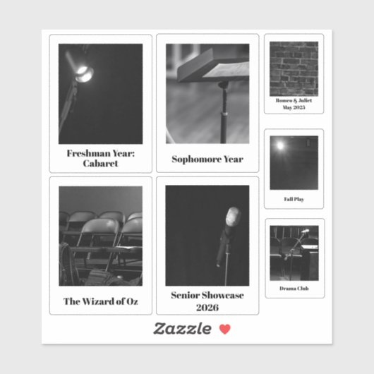 Aangepaste Stickers (Vel)