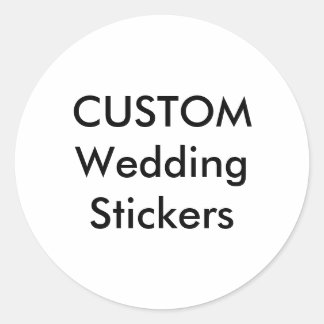 Aangepaste Stickers 3" RONDE MAT (6 pk.)