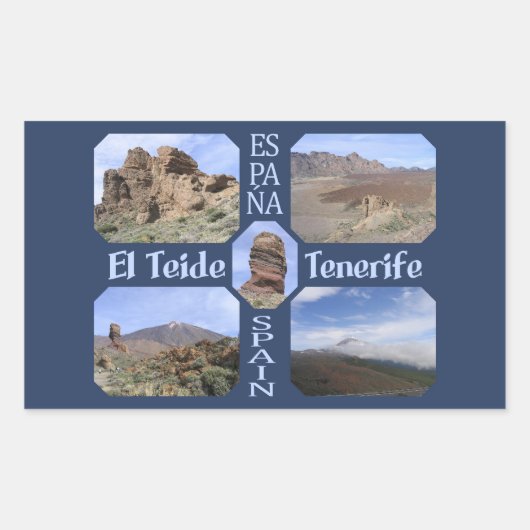 Aangepaste stickers El Teide (Voorkant)