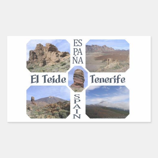 Aangepaste stickers El Teide (Voorkant)