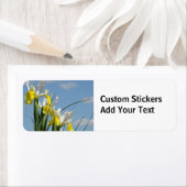 Aangepaste stickers labels Voeg uw tekst toe Iriss (Insitu)