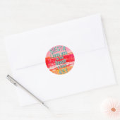 Aangepaste stickers Siesta-sleutel (Envelop)