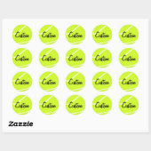 Aangepaste Stickers Tennis Ball (Vel)