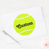 Aangepaste Stickers van Tennis Ball Round (Envelop)