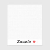 Aangepaste Stickers | Vierkant, rond en minimalist (Vel)