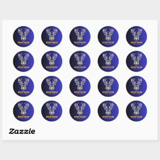 Aangepaste stickers voor bedrijfslogo's - 1,5" Ron