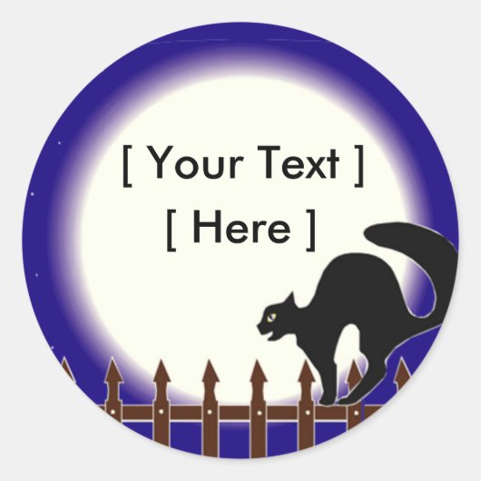 Aangepaste Stickers voor gehakte katten (Voorkant)