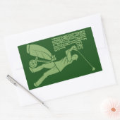aangepaste stickers voor GOLF PLAYER (Envelop)