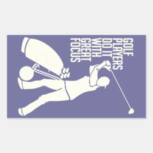 aangepaste stickers voor GOLF PLAYER