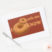Aangepaste stickers voor Humor donut (Envelop)
