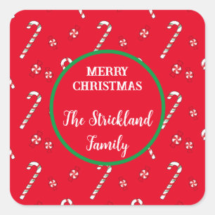 Aangepaste Stickers voor Kerstmis