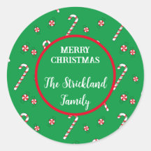 Aangepaste Stickers voor Kerstmis