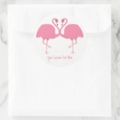 Aangepaste stickers voor klapbare Flamingos (Tas)