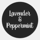 Aangepaste Stickers voor moderne kaarslabels (Voorkant)