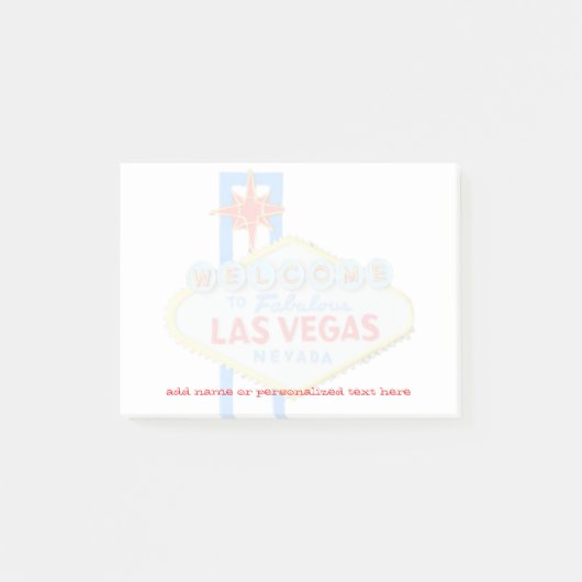 Aangepaste sticknotities voor Las Vegas Post-it® Notes (Voorkant)