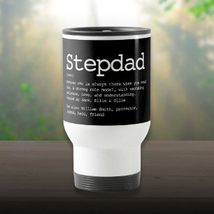 Aangepaste Stiefvader Definitie Modern Zwart Reisbeker