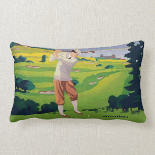 Aangepaste stijl Hoogland Golfscène Kussen