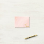 Aangepaste stijlvolle post-it notities post-it® notes (Op bureau)