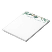 Aangepaste, stijlvolle Waterverf Eucalyptus Notitieblok (Gedraaid)