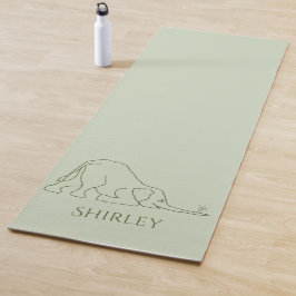 Aangepaste stijlvolle Yoga Pose muis en olifant jo Yogamat