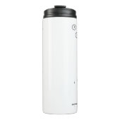 Aangepaste Stippen met 10-pins Bowling-spelden Thermosbeker (Voorkant)