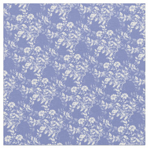 Aangepaste Stof-Lavendel & Witte Bloemen Stof