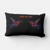 Aangepaste stof van de vogelafbeelding Murray Font Kussen (Achterkant)